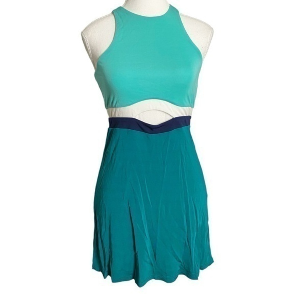 Staud Madonna Colorblock Mini Dress